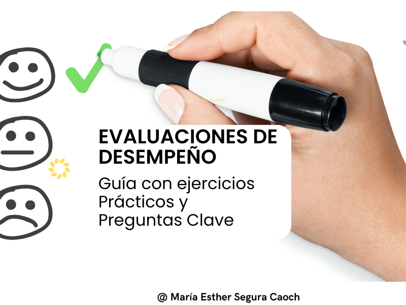 Mujer evaluando desempeño de colaborador